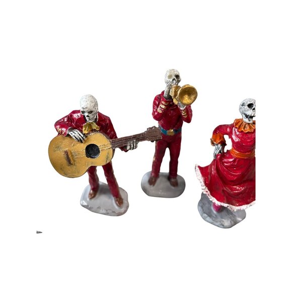 Lemax Spooky Town Fiesta De Los Muertos Set of 6 # 52309 - Picture 3 of 5